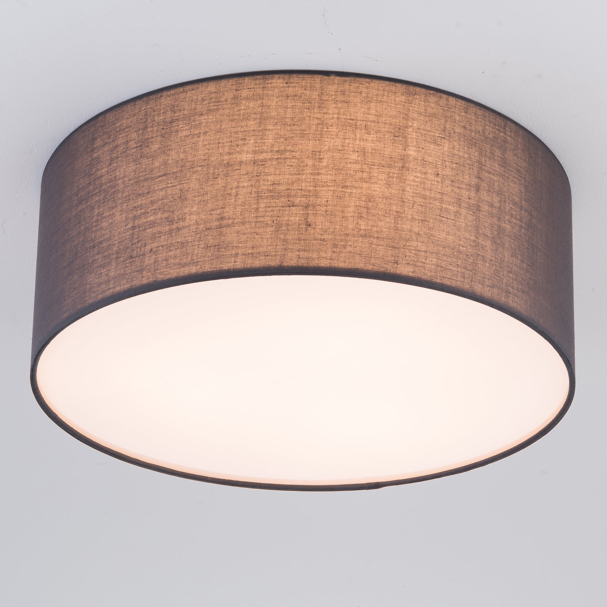 Harper Living 3 Light Flush Drum Ceiling Light