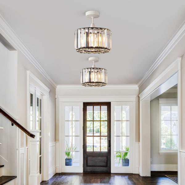 HARPER LIVING Easy Fit Pendant Shade, Matt Black Ceiling Light Shade with Diameter 23cm - Modern Lampshade