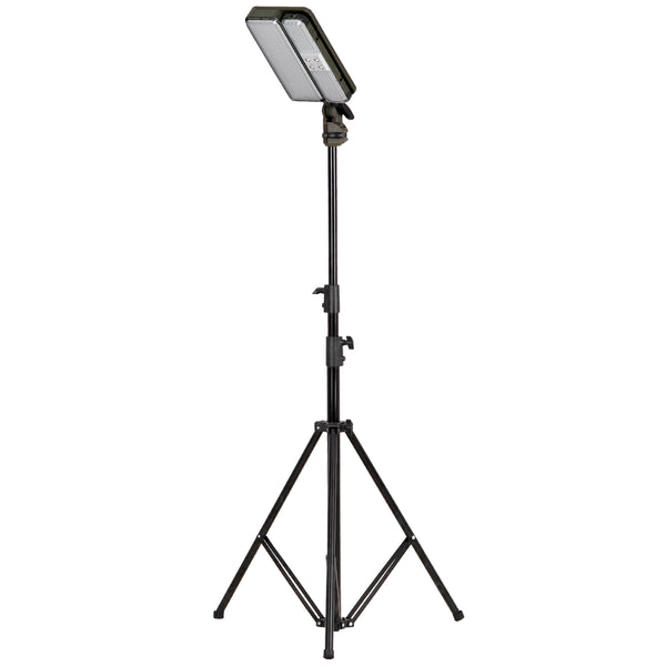 KOOLITE Rechargeable Work Light Kits with 78" Tripod Stand, 3000lm LED Cordless Work Lamp 8600mAH Battery & Solar Powered