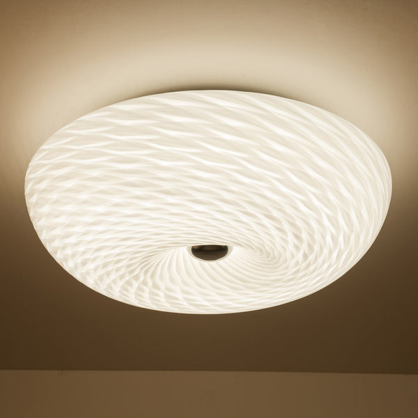 HARPER LIVING LED Ceiling Light, Glass Shade Ø:40cm, Natural White (4000K)