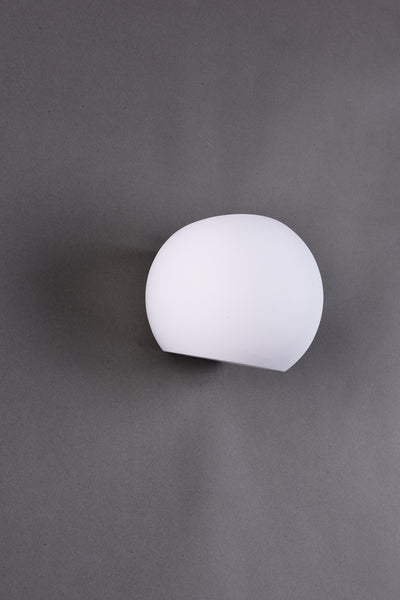 Ceramic Spherical Wall Light, Up/Down White Paintable G9 socket (NO BULB)