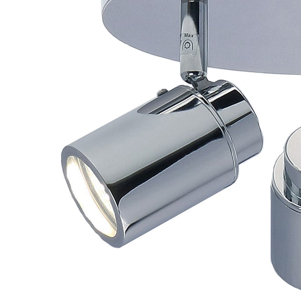 Bathroom Spotlight Ceiling Light, Polished Chrome Finish, Bulbs NOT Included