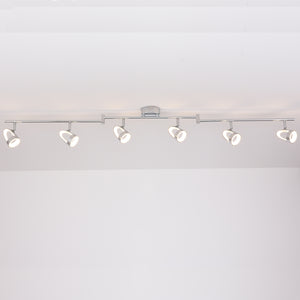 LED 6 Way Adjustable Bar Ceiling Spotlights Modern Lighting Adjustable Lights Warm White (3000K)