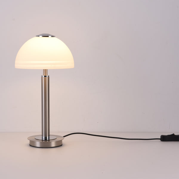 Single LED Table Lamp, On/Off Switch Polished Chrome Warm White 3000K