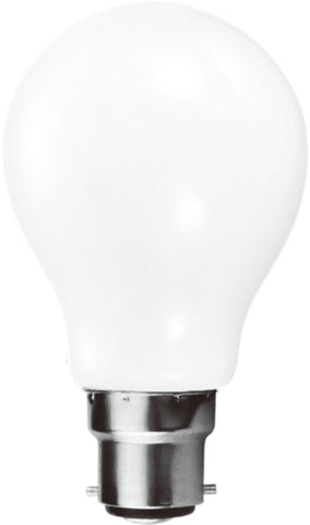 B22 9 Watts Dimmable LED Vintage Bayonet Light Bulb, Cool White Opal Finish Packs of 3, 5 and 10