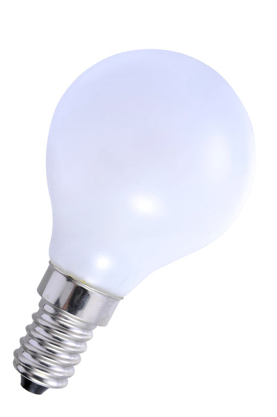 E14 5 Watts Dimmable LED Vintage E14 Small Light Bulb, Golf Ball Shape, Cool White Opal Finish Packs of 3, 5 and 10