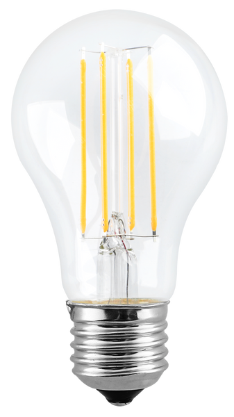 E27 8 Watts Dimmable LED GLS/A60 Standard Light Bulb, Cool White Packs of 3, 5 and 10